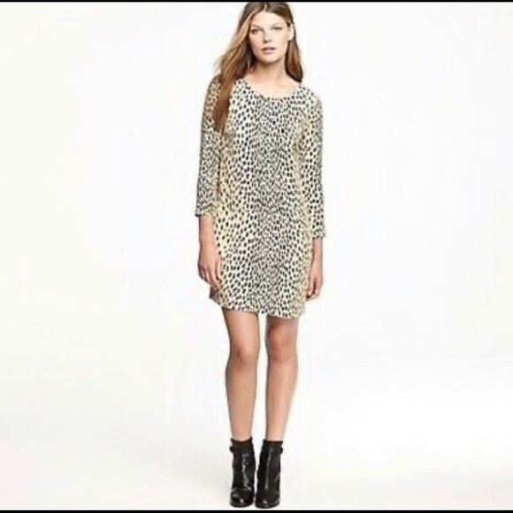 J. Crew Dress Leopard Animal Print - Picture 2 of 6